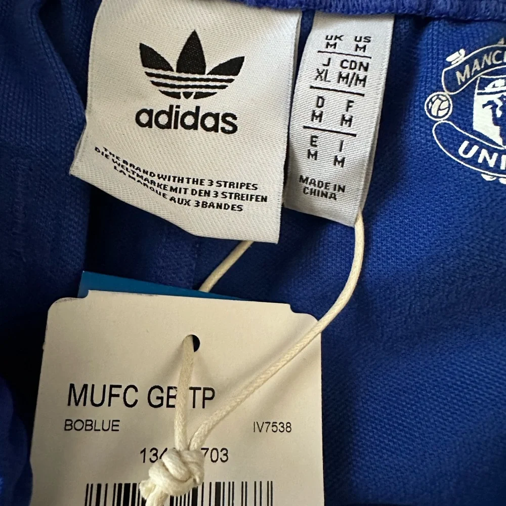 Adidas Manchester United George Best #7 Track Athletic Soccer Pants Size Medium